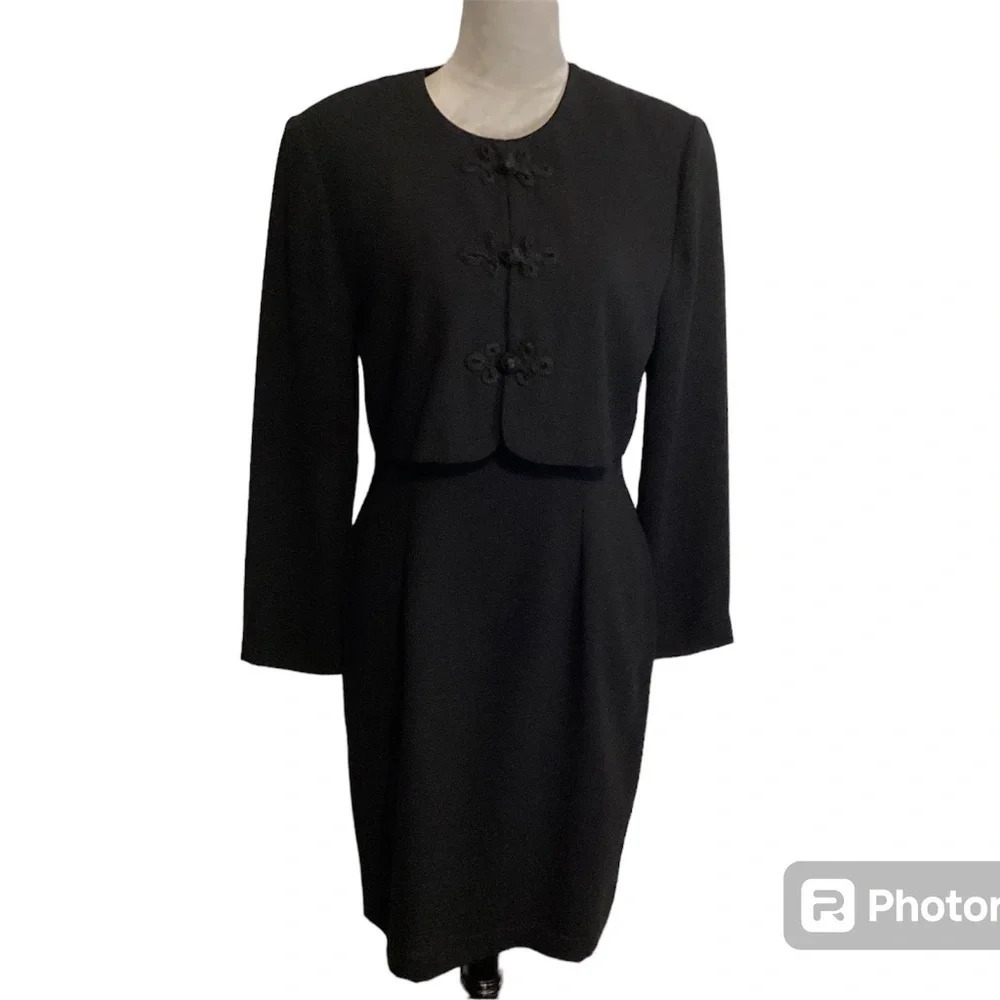 Marianna Dress Vintage LBD Sophisticated Elegant Formal Classic Womens SZ 8